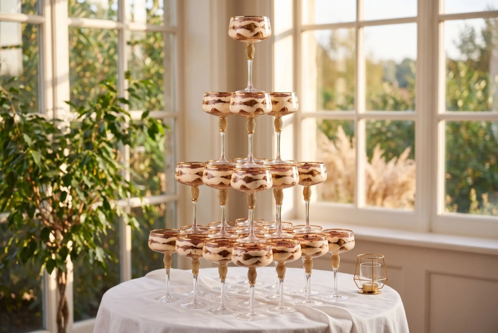 Maggie's Grand Celebration Tiramisù Coupe Tower Display